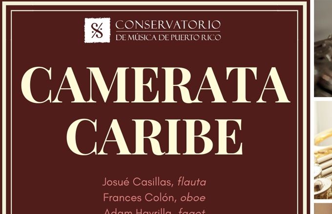 Camerata Caribe Domingo 11 de  Noviembre, 11am     Conservatorio de Música de Puerto Rico