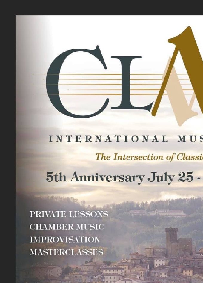 Great Music Festival for Summer 2020!!! www.clazzmusicfestival.com See you in Italy!!! Nos vemos en Italia!!!