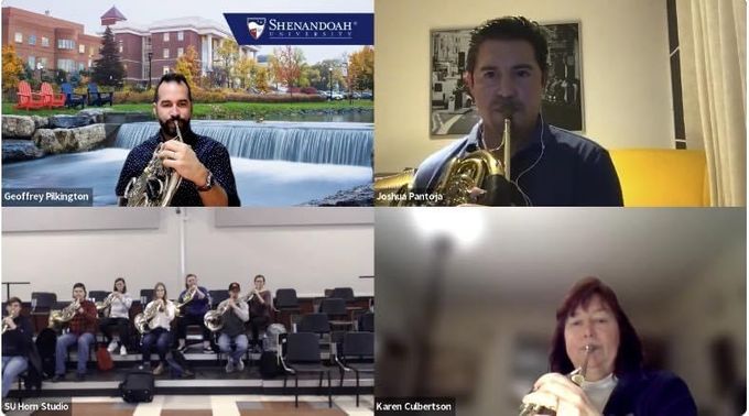 Masterclass for the Shenandoah Music Conservatory Horn Studio